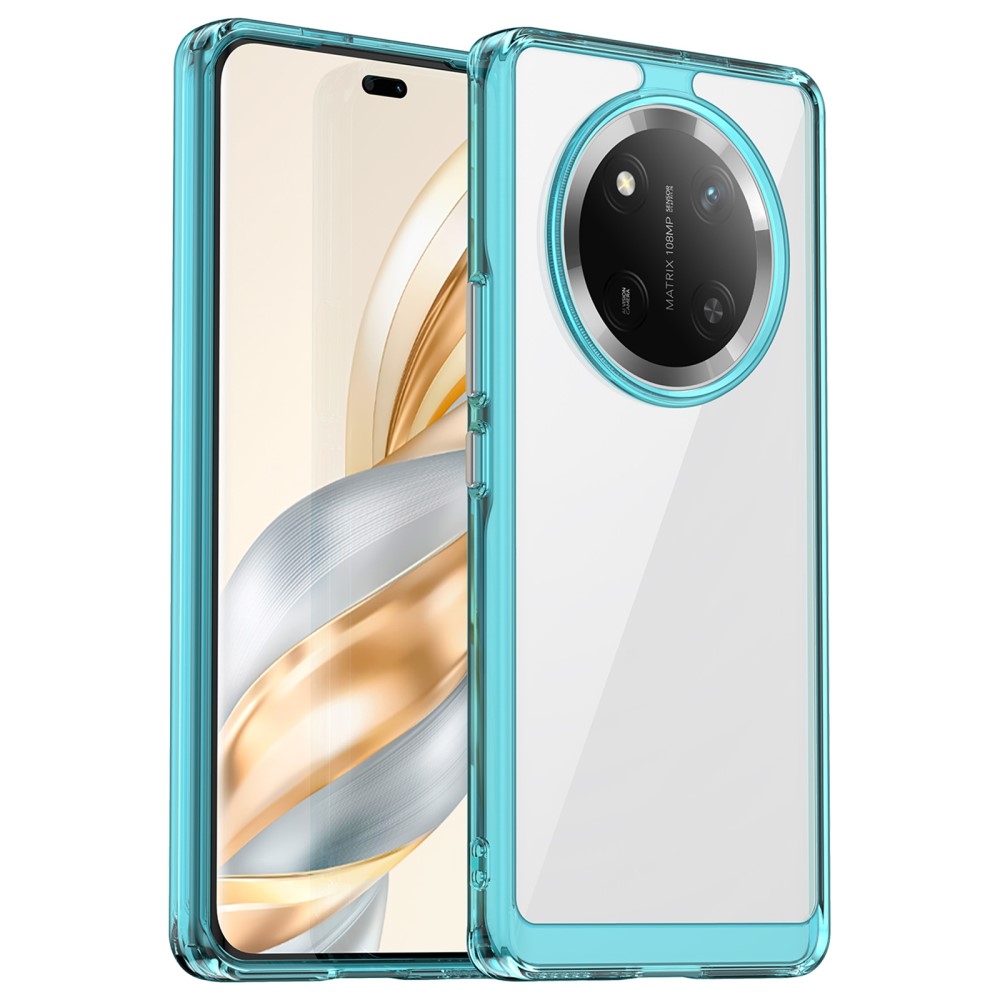 Gél tok fix hátlappal a Honor Magic 7 Lite 5G készülékhez - világoskék színben