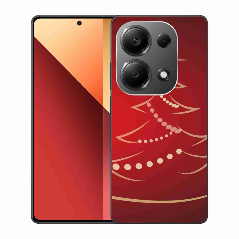 Gél borítás mmCase a Xiaomi Redmi Note 13 Pro 4G/Poco M6 Pro számára - karácsonyfa karikatúra