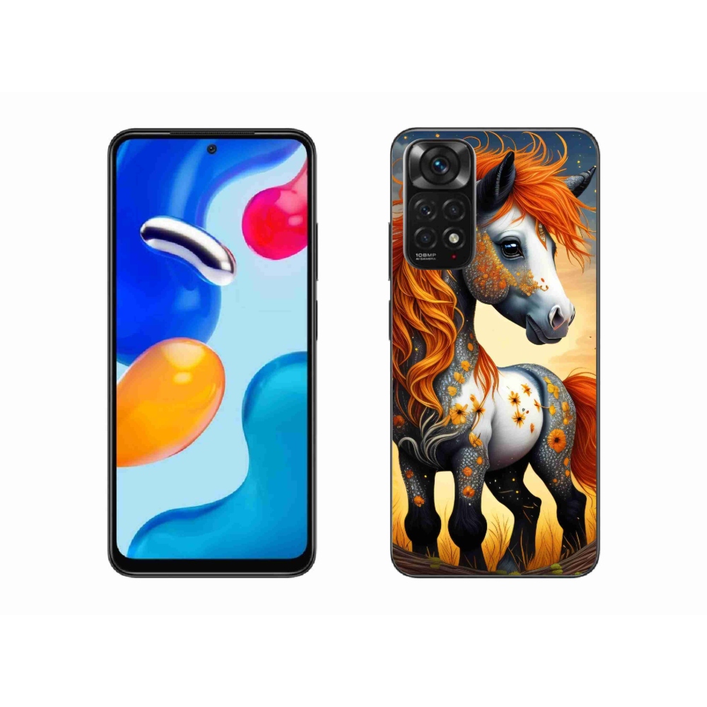 Gél borító mmCase a Xiaomi Redmi Note 11S 4G-hez - színes póni