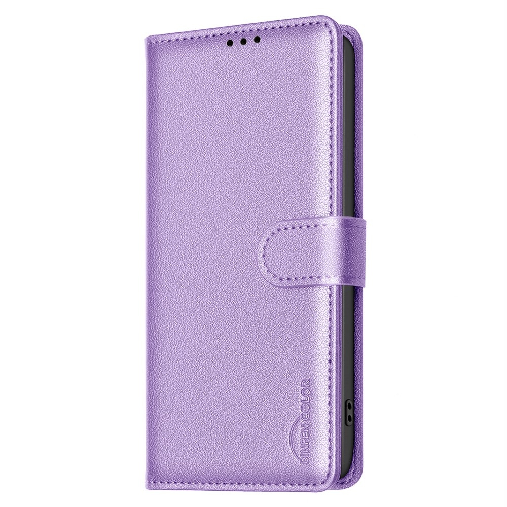 BINFEN könyvtáska Samsung Galaxy A56 5G - lila