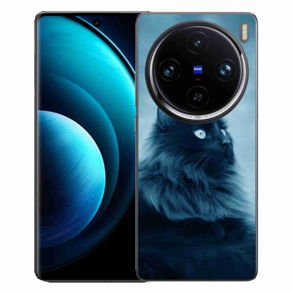 Gél tok mmCase a Vivo X100 Pro 5G készülékhez - fekete cat 1
