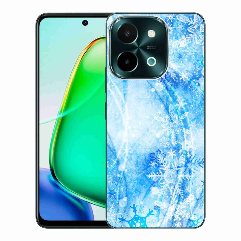 Gél borító mmCase a Vivo Y28-hoz - hópelyhek