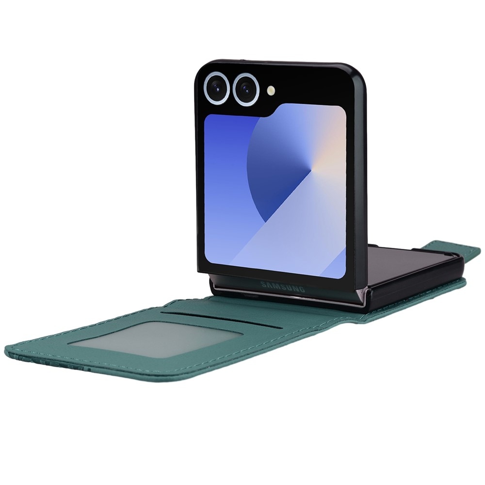 Gridy könyvtáska Samsung Galaxy Z Flip7 5G - zöld