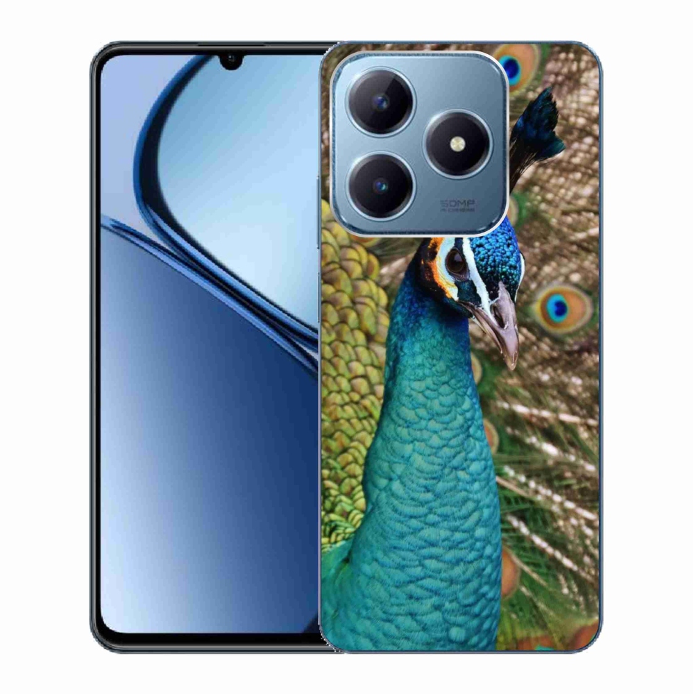 Zselés borítás mmCase a Realme C63 készülékhez - páva