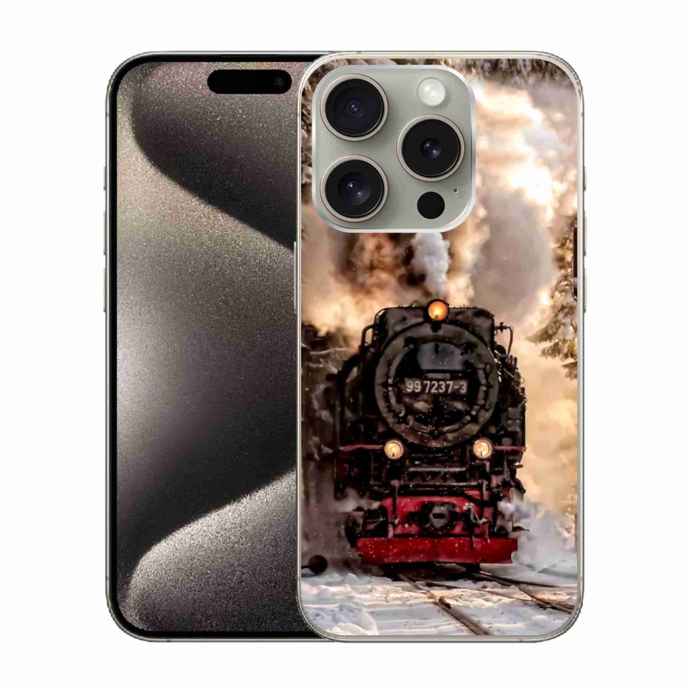 Zselés borítás mmCase iPhone 15 Pro készülékhez - vonat