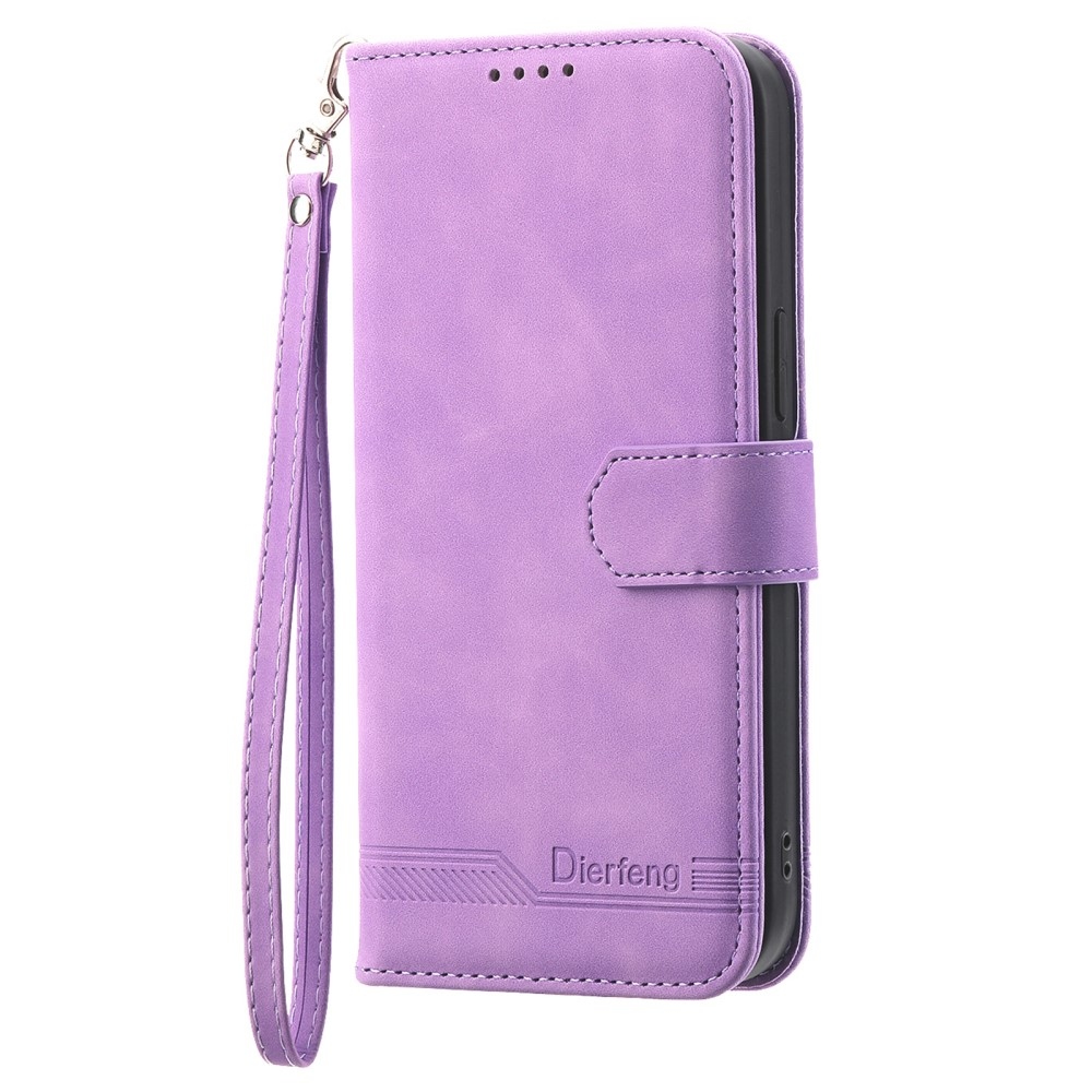 DIERFENG könyv tok a Xiaomi Redmi Note 14-hez - lila