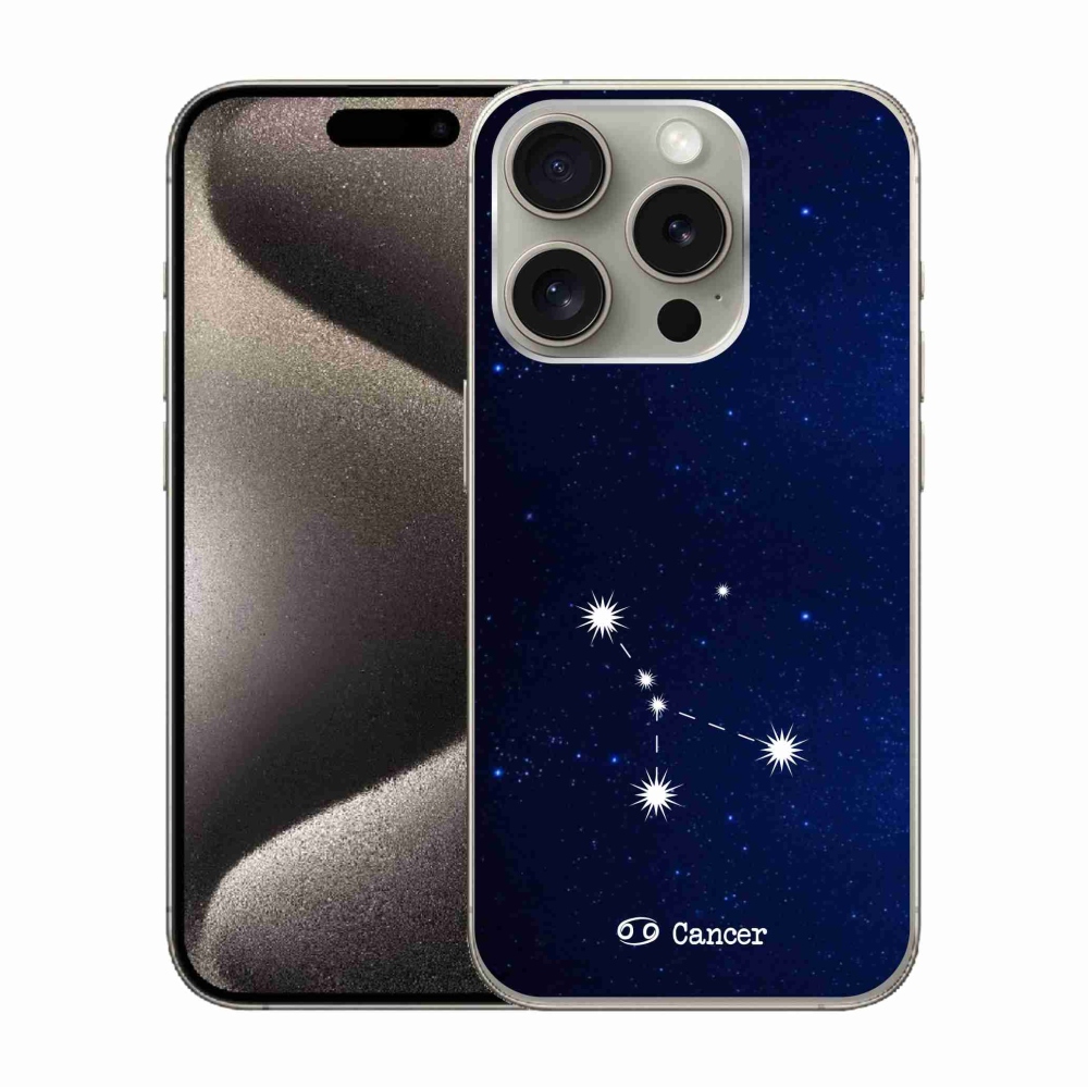 Gél borítás mmCase iPhone 15 Pro készülékhez - Rák csillagkép