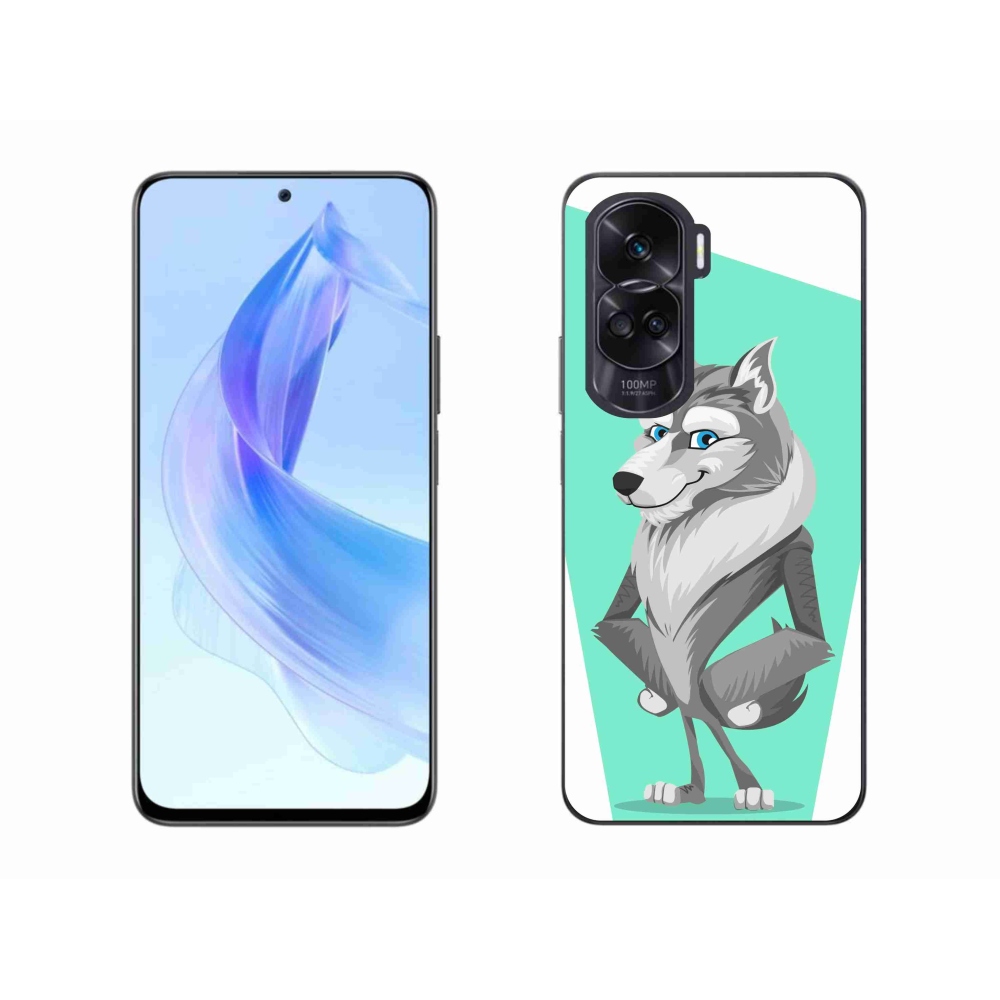 Zselés borítás mmCase a Honor 90 Lite-hoz - rajzfilm farkas