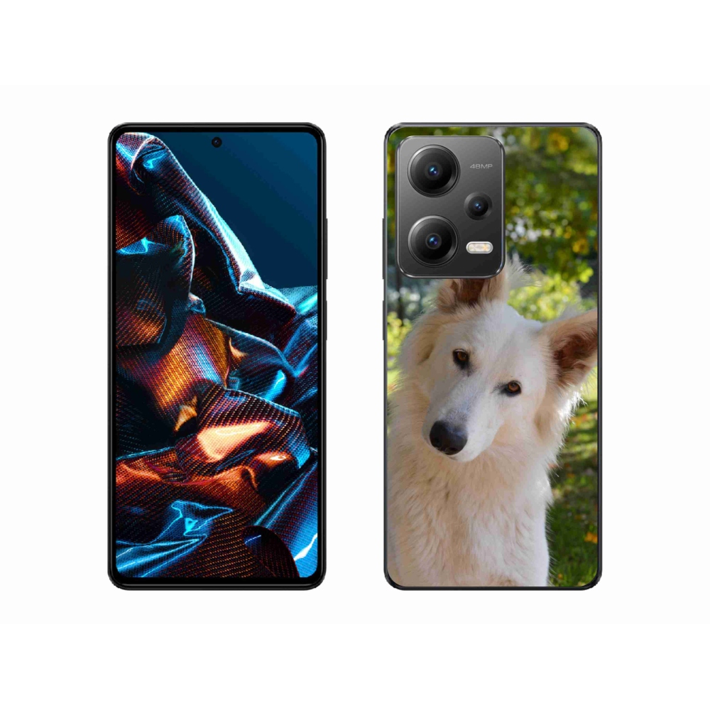 Gél borítás mmCase a Xiaomi Redmi Note 12 Pro 5G-hez - fehér Swiss Shepherd 1
