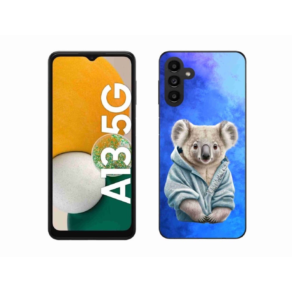 Zselés borítás mmCase Samsung Galaxy A13 5G - koala pulóverben