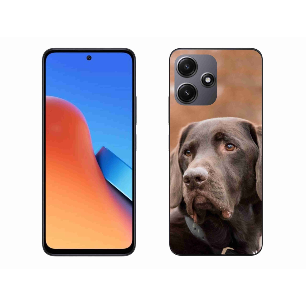 Gél tok mmCase a Xiaomi Redmi 12 5G-hez - barna labrador
