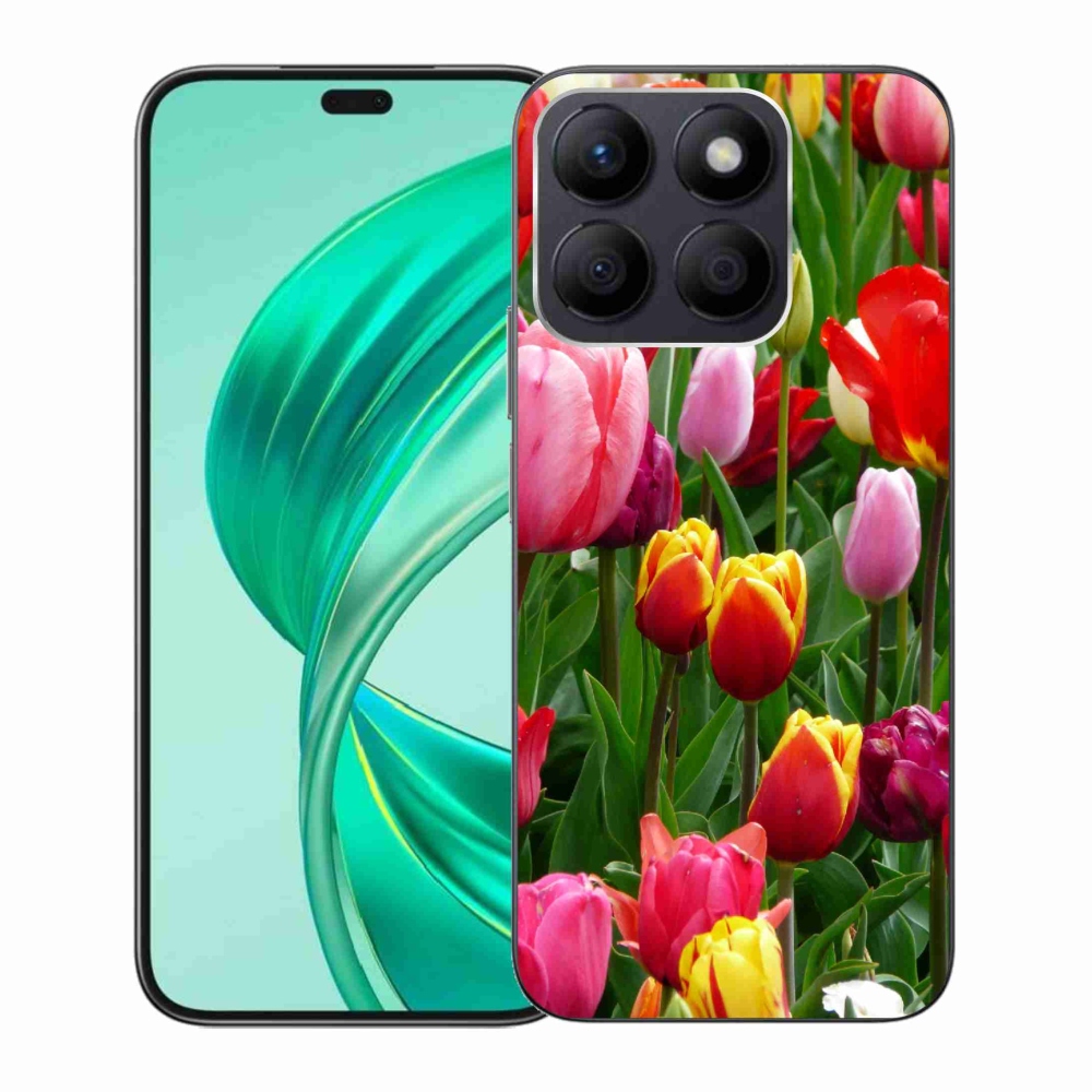 Zselés borítás mmCase a Honor X8b készülékhez - tulipánok