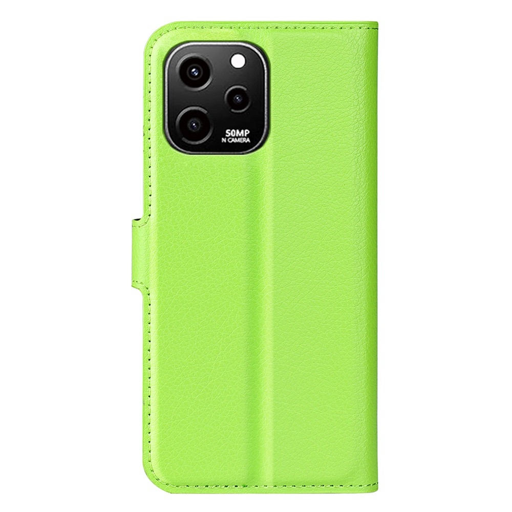 Litchi könyv tok Huawei Nova Y61-hez - zöld