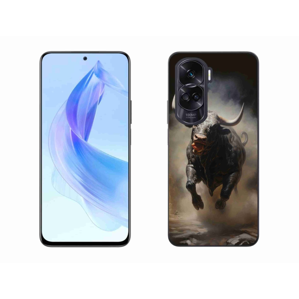 Zselés borítás mmCase a Honor 90 Lite készülékhez - dühös bika
