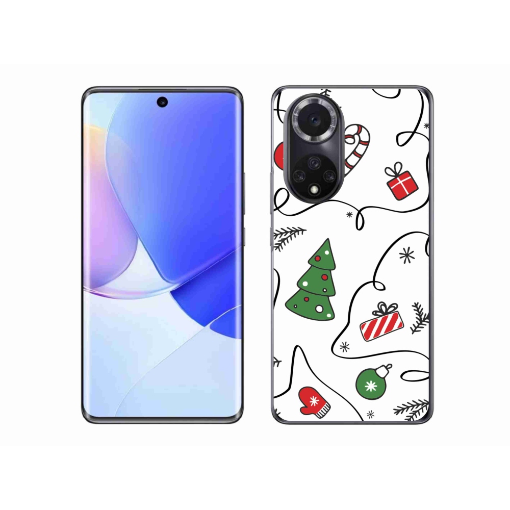 Gél borító mmCase a Huawei Nova 9 készülékhez - karácsonyi motívumok