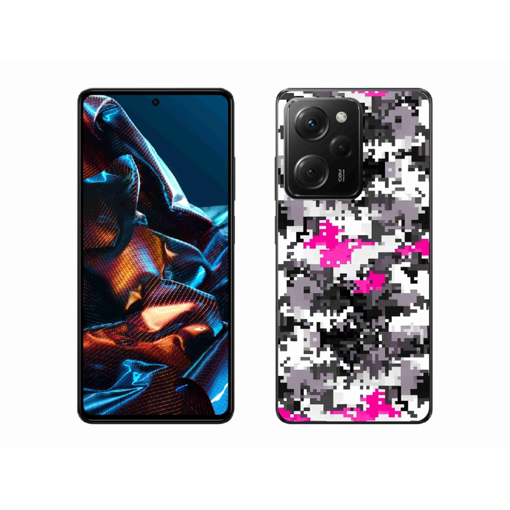 Gél borítás mmCase a Xiaomi Poco X5 Pro 5G számára - álcázó minta 4