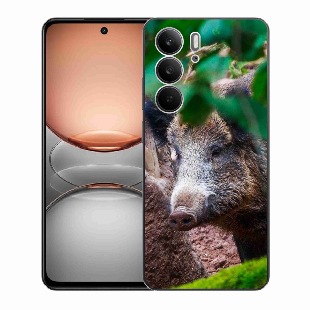Zselés tok mmCase a Realme C75 készülékhez - vaddisznó
