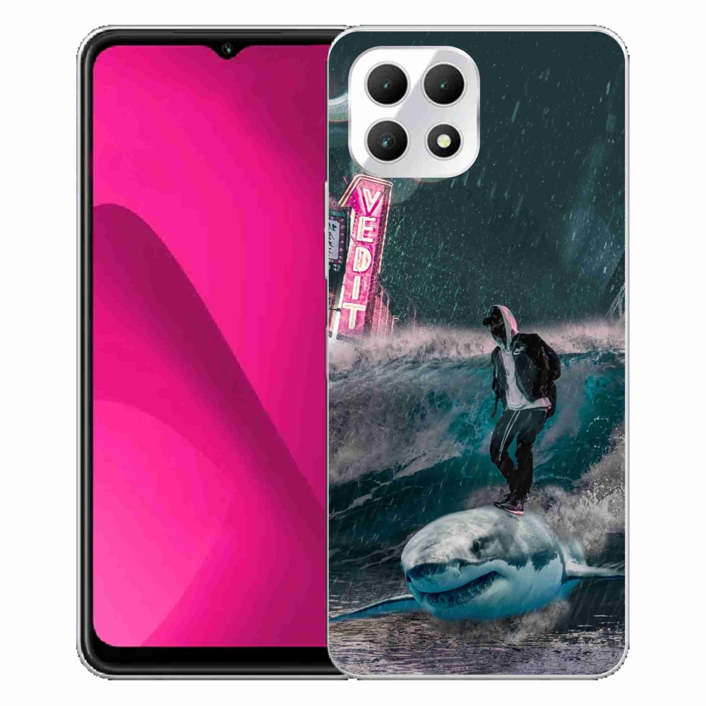 Zselés borítás mmCase a T-Mobile T Phone 2 készülékhez - cápa