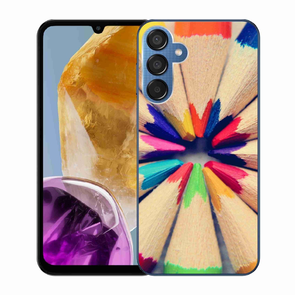 Zselés borítás mmCase Samsung Galaxy M15 5G - zsírkrétákhoz