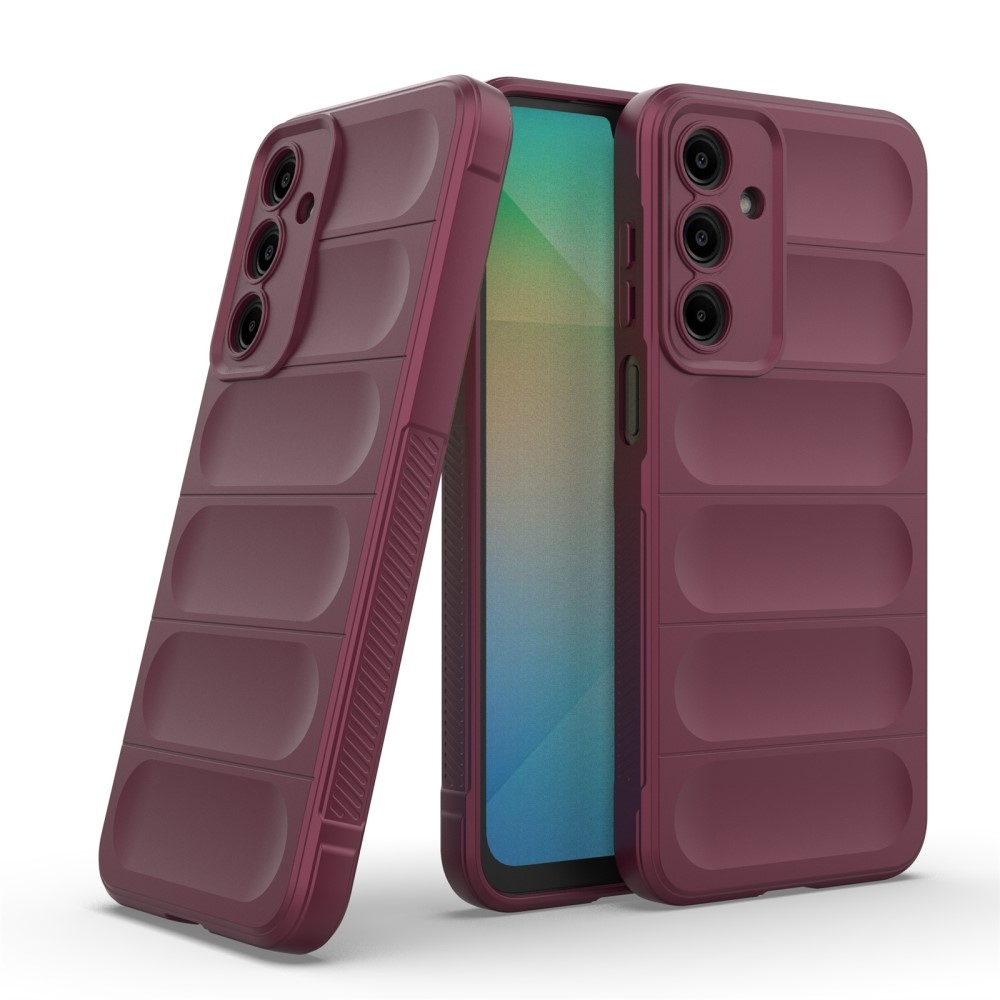 Rugg tartós zselés tok Samsung Galaxy A56 5G - bordó színben