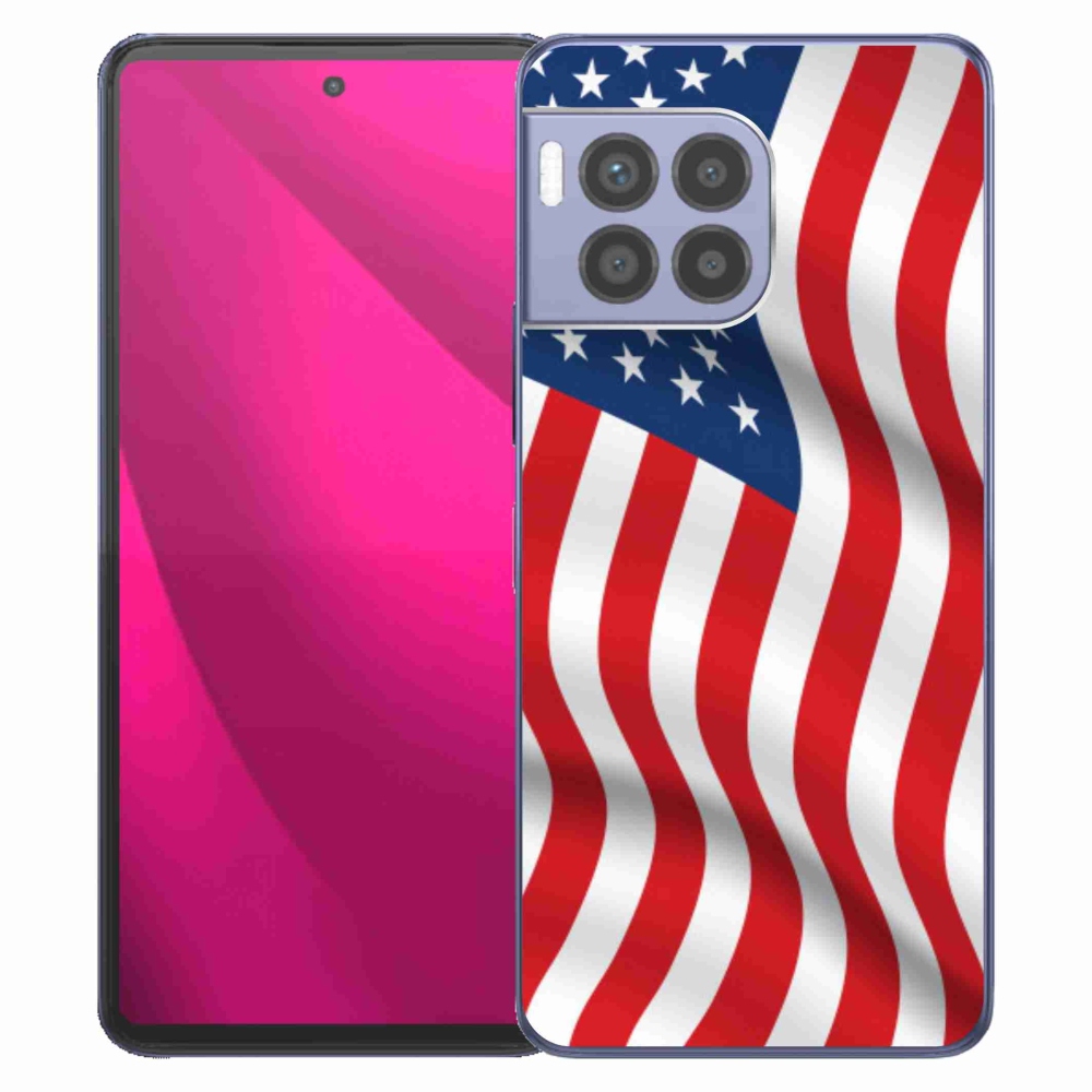 Zselés borítás mmCase a T-Mobile T Phone 2 Pro készülékhez - Amerikai zászló