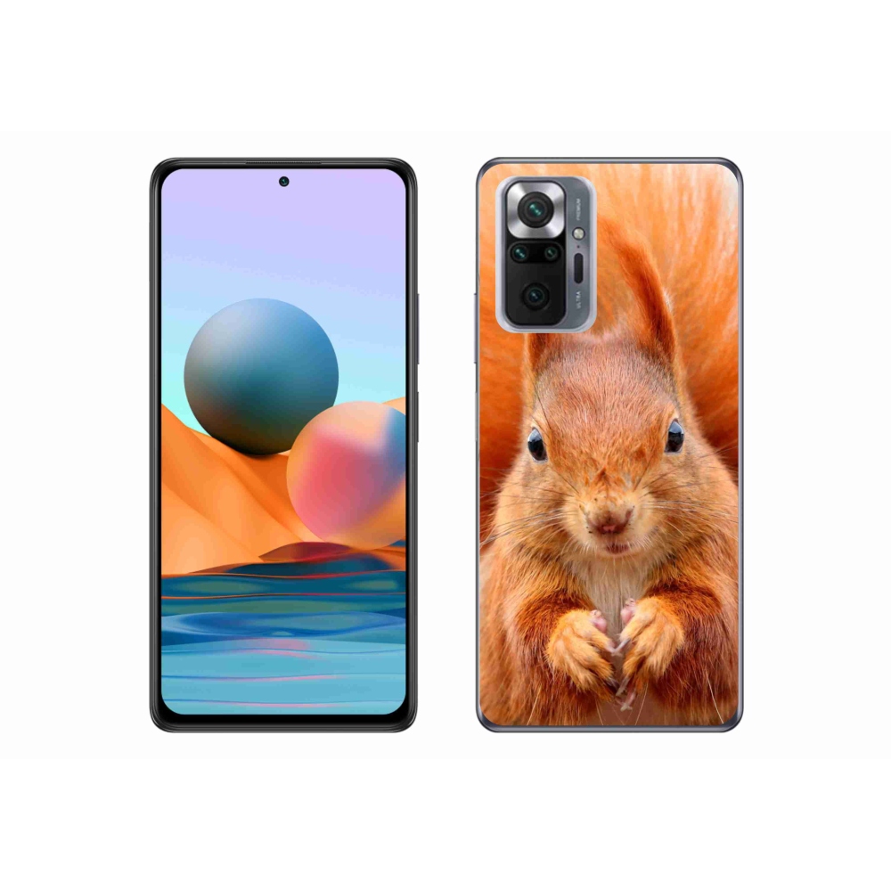 Gél borítás mmCase a Xiaomi Redmi Note 10 Pro készülékhez - mókus