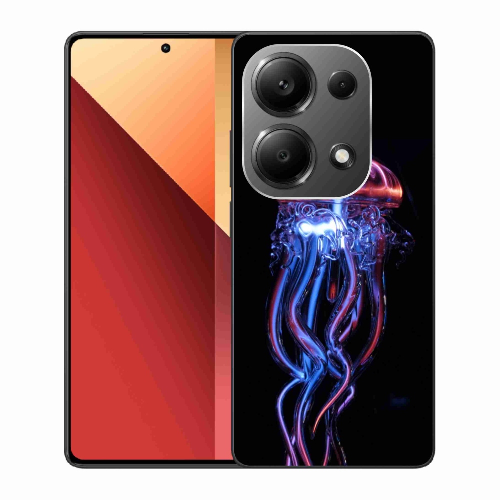 Zselés borítás mmCase a Xiaomi Redmi Note 13 Pro 4G/Poco M6 Pro - medúza számára
