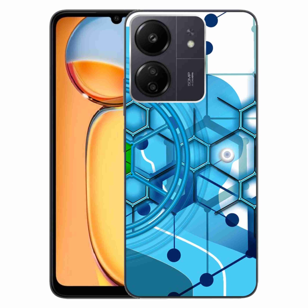Gél borítás mmCase a Xiaomi Poco C65/Redmi 13C-hez - absztrakt minta 2