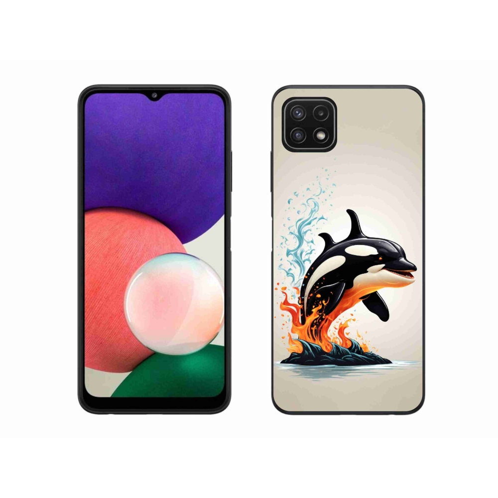 Gél védőhuzat mmCase Samsung Galaxy A22 5G - írisz
