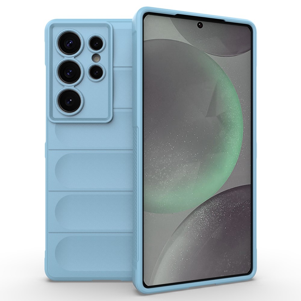 Rugg tartós zselés tok Samsung Galaxy S25 Ultra készülékhez - világoskék