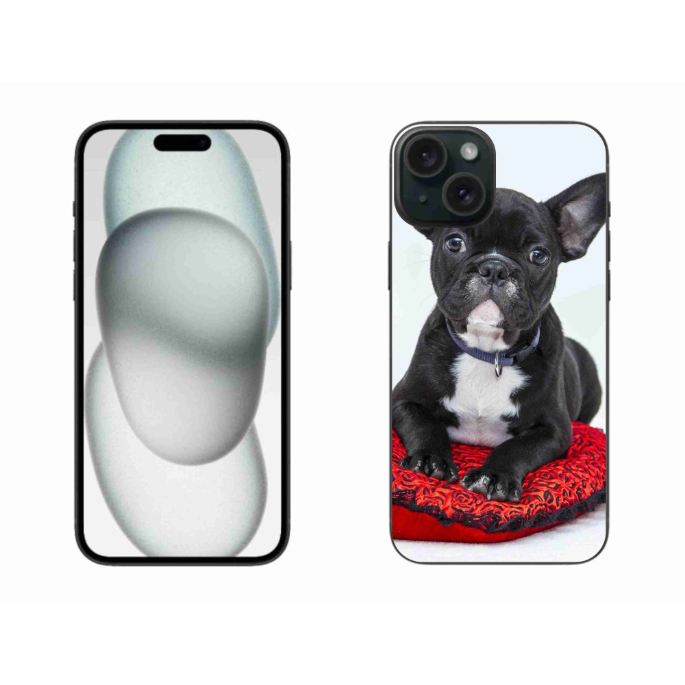 Gél tok mmCase iPhone 15 Plus készülékhez - bulldog