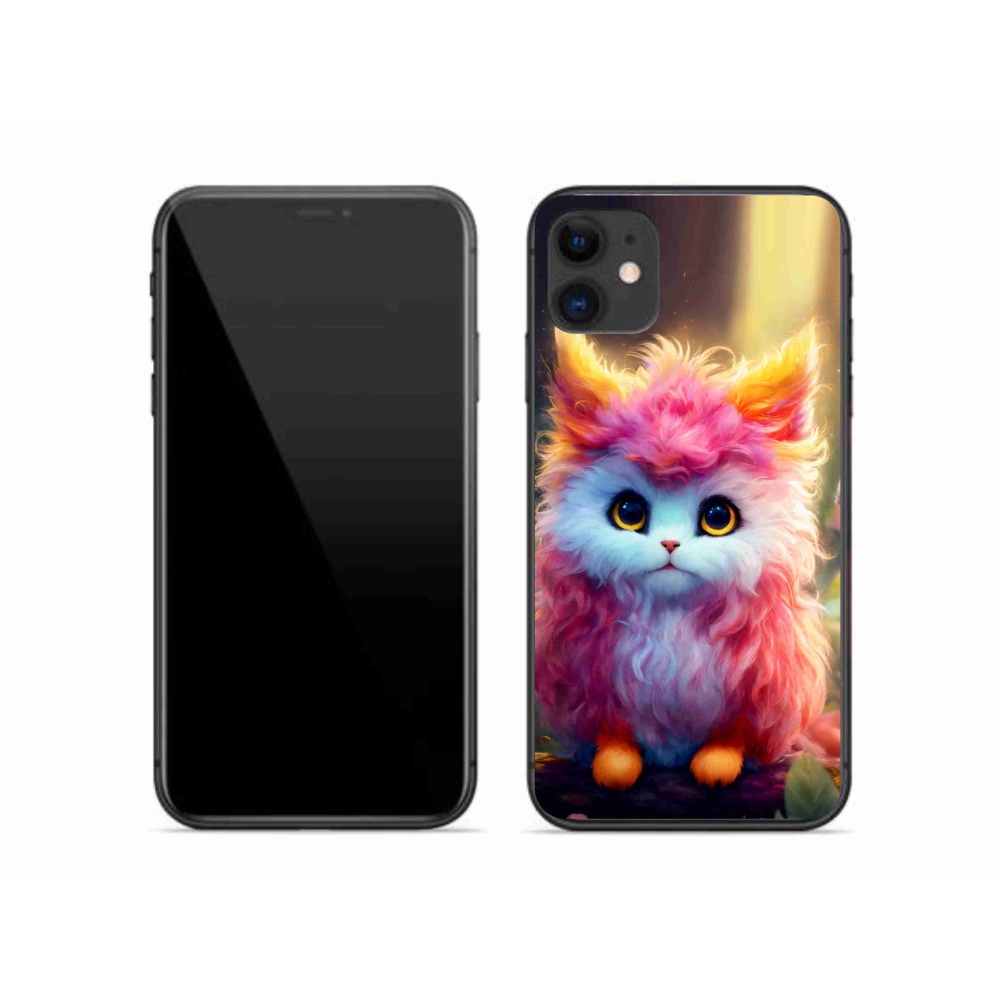 Gél borítás mmCase iPhone 11 készülékhez - aranyos cica 5