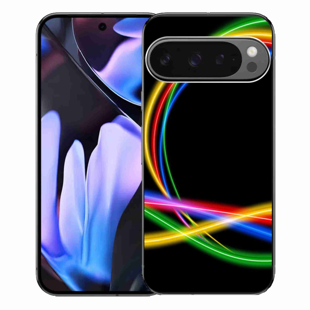 Gél tok mmCase a Google Pixel 9 Pro XL számára - neon körök