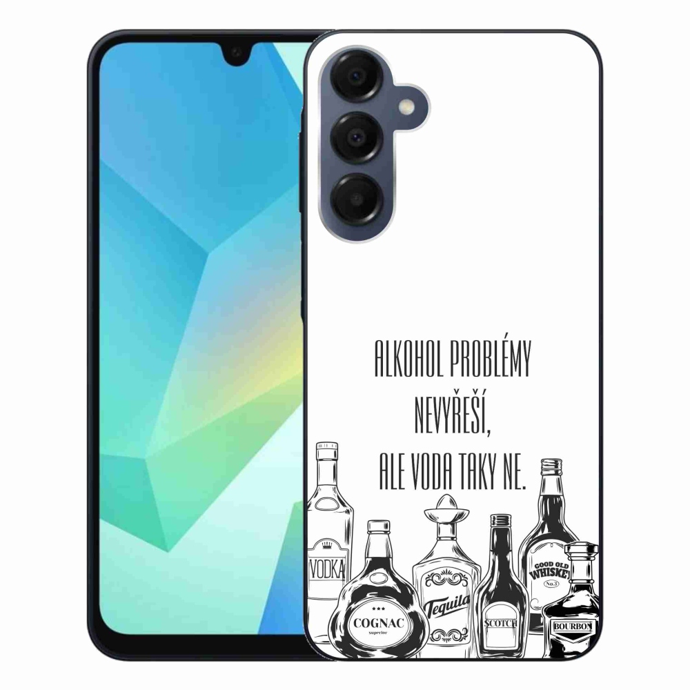 Gél borító mmCase Samsung Galaxy A16 4G/5G - vicces szöveg fehér háttérrel