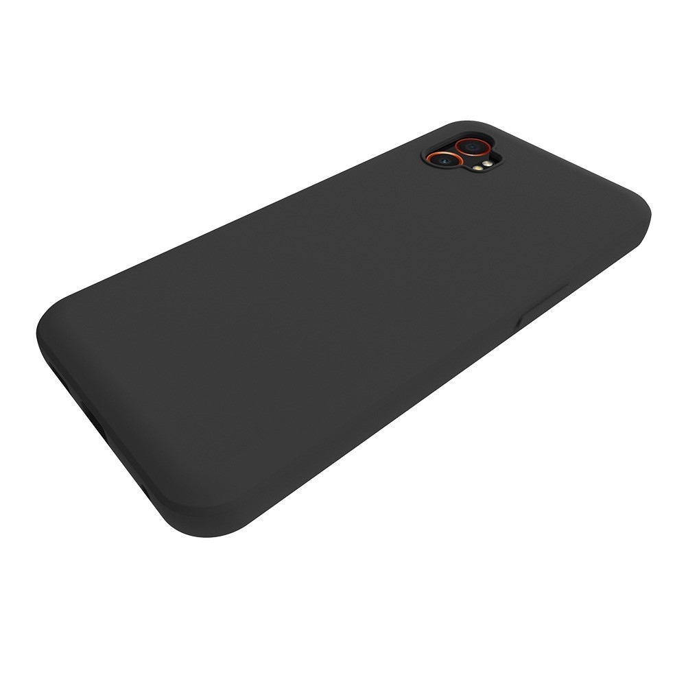 Matt zselés tok Samsung Galaxy Xcover 7 Pro készülékhez - fekete