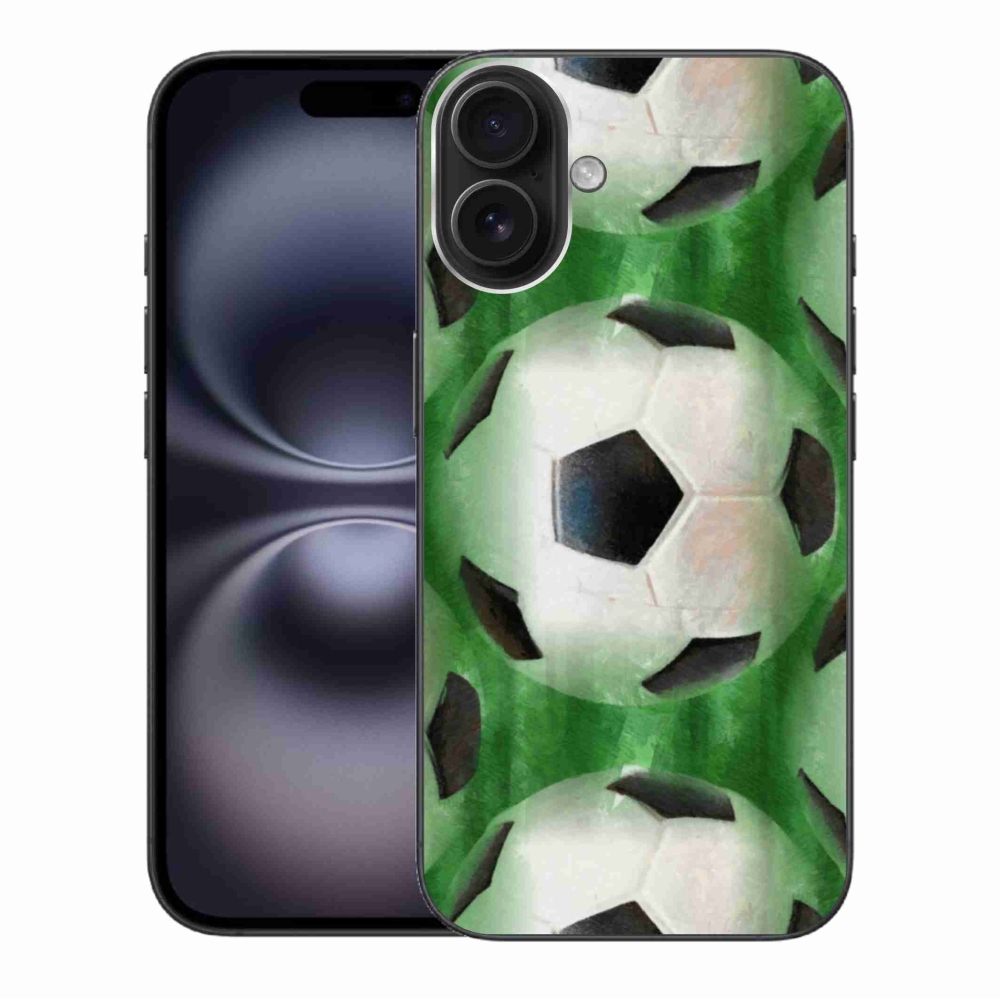 Gél borítás mmCase iPhone 16 Plus készülékhez - focilabda