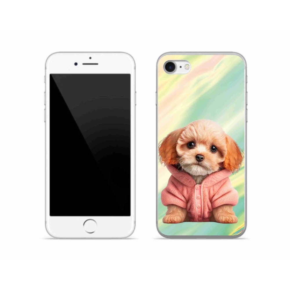 Zselés borítás mmCase iPhone SE (2020) - pulóveres kiskutya
