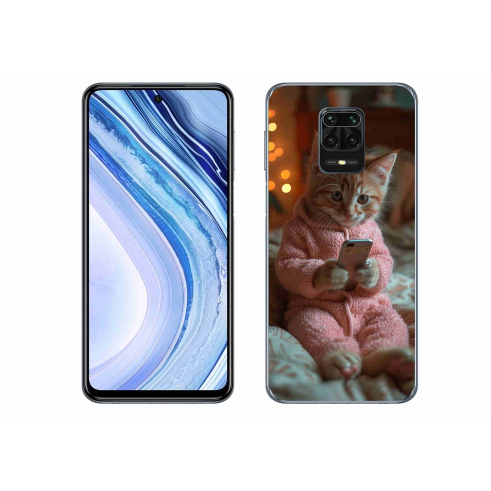 Gél borító mmCase a Xiaomi Redmi Note 9S-hez - baba a mobillal