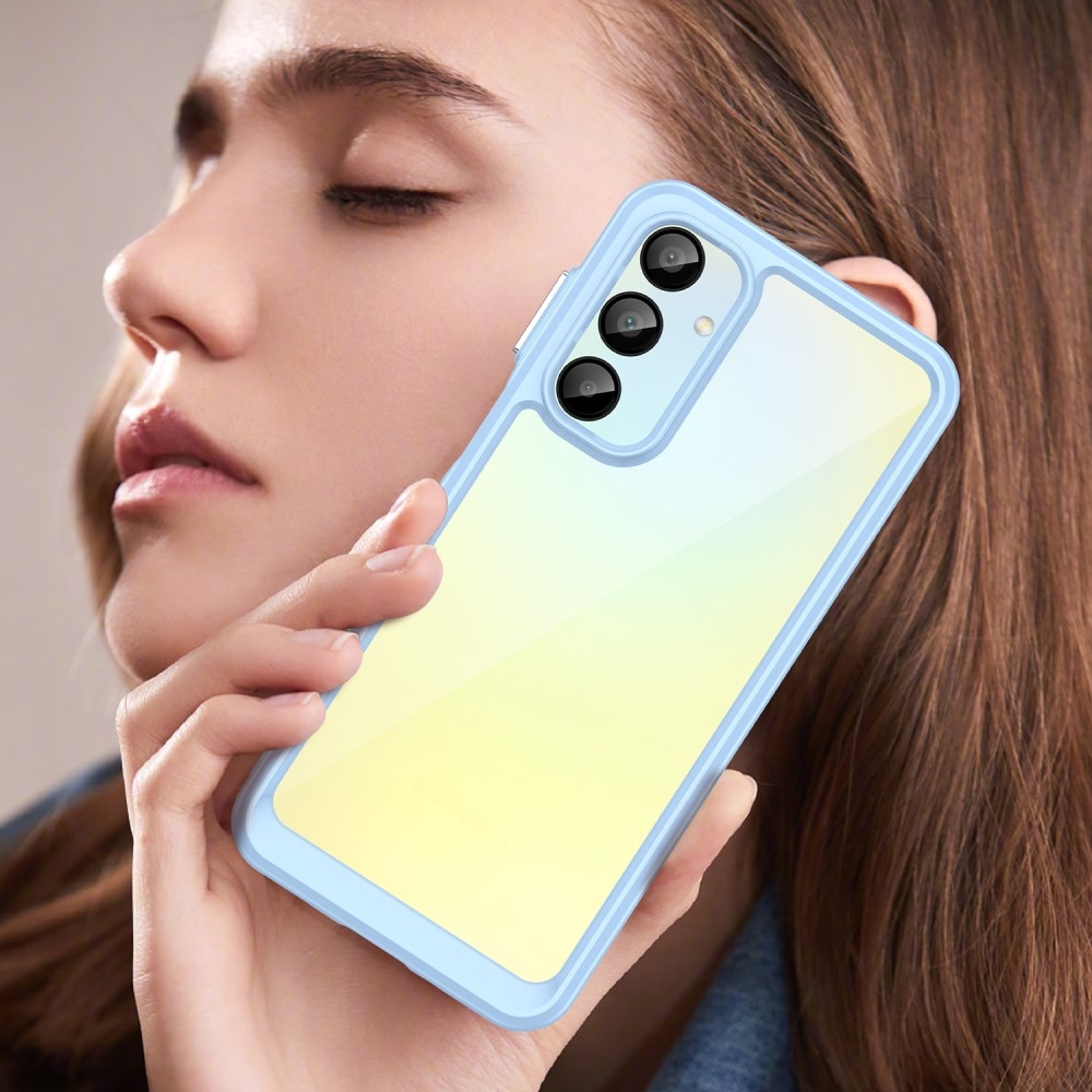 Gél tok kemény hátlappal Samsung Galaxy A16 4G/5G készülékhez - kék