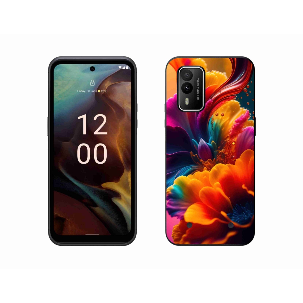 Zselés borítás mmCase a Nokia XR21 készülékhez - absztrakt motívum 2