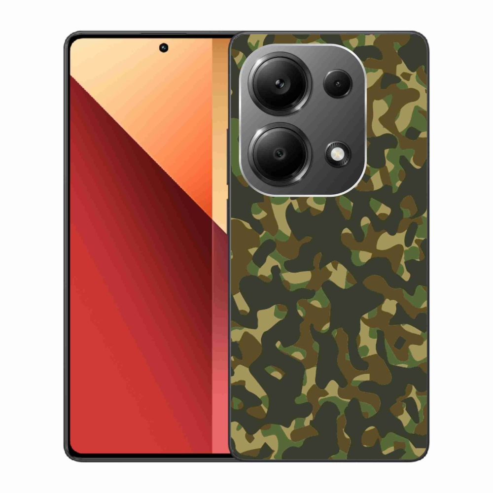 Zselés borítás mmCase a Xiaomi Redmi Note 13 Pro 4G/Poco M6 Pro számára - álcázó mintázat 1