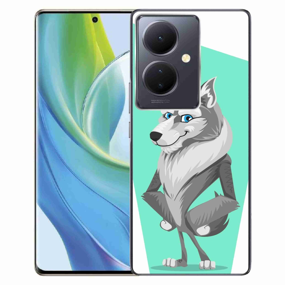 Gél borítás mmCase a Vivo V29 Lite 5G-hez - rajzfilmfarkas
