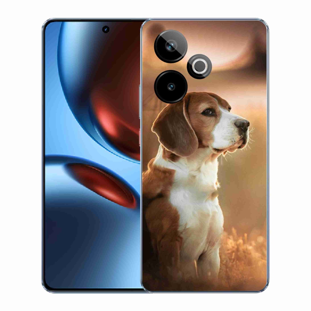 Rugalmas zselés tok mmCase képpel a Realme GT 7 5G/GT 7T 5G számára - bézs színű