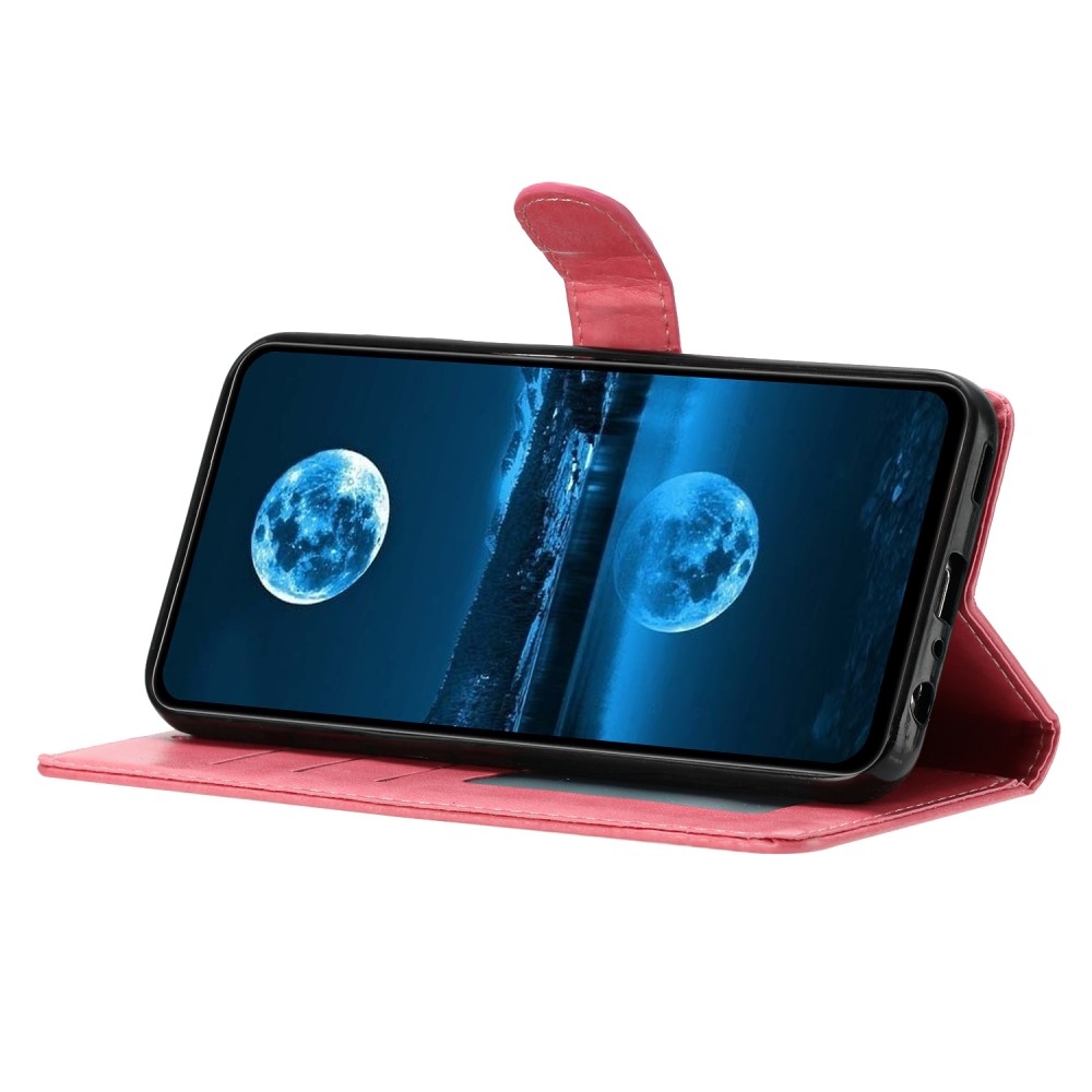 Könyvtáska a Google Pixel 9a számára - rózsaszín