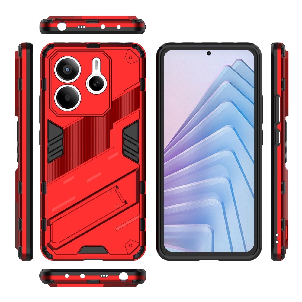 Tartós borító Xiaomi Redmi Note 14 5G - piros