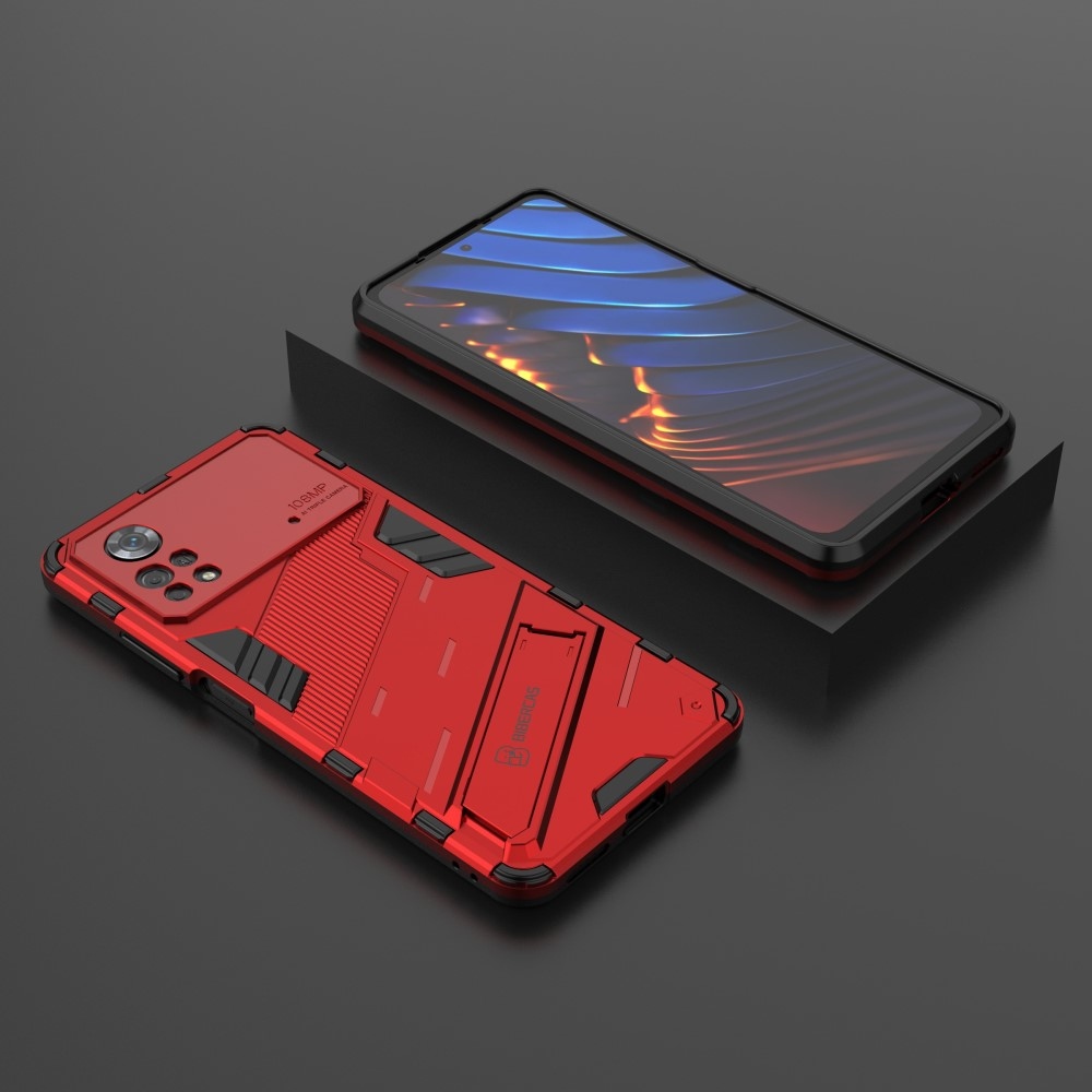 Tartós borító Xiaomi Poco X4 Pro 5G - piros