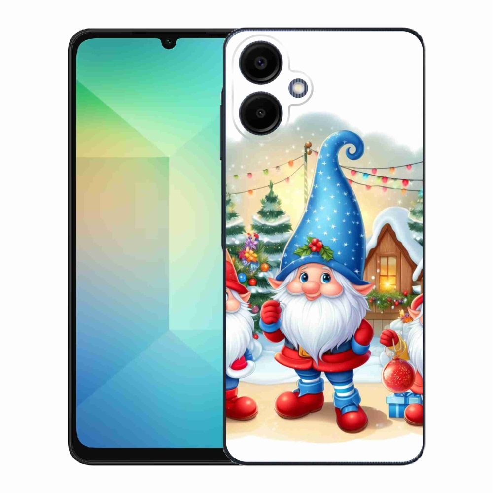Gél borítás mmCase Samsung Galaxy A06 4G - karácsonyi manókhoz
