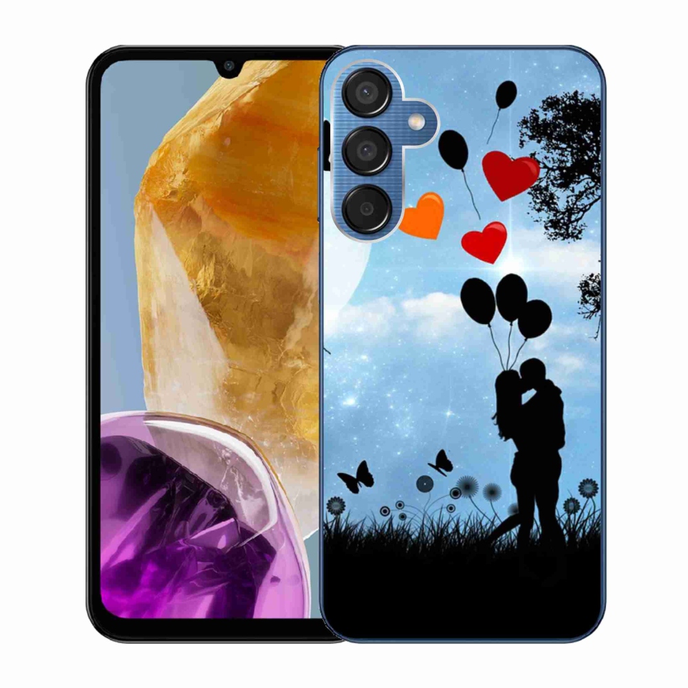 Gél tok mmCase Samsung Galaxy M15 5G - szerelmespár számára