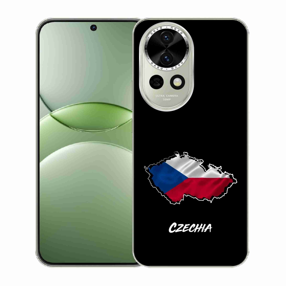 Gél borító mmCase a Huawei Nova 13 5G - Csehország fekete háttérrel