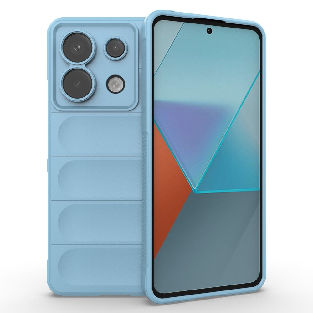 Rugg tartós zselés tok Xiaomi Redmi Note 13 Pro 5G/Poco X6 5G - világoskék színben